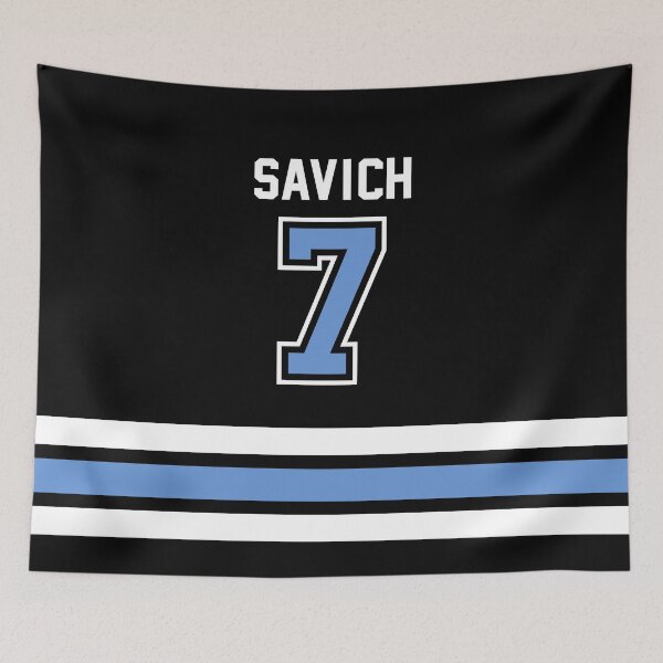 Item preview, #7 SAVICH BLACK designed and sold by StickerJerseys.