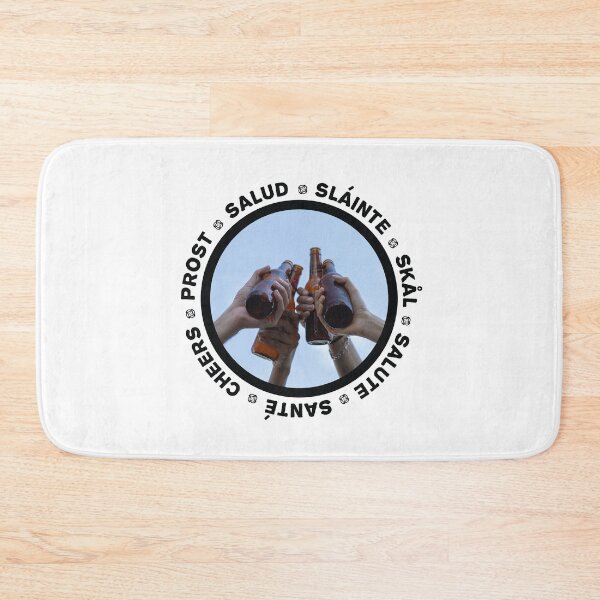 Item preview, Sláinte cheers in several languages! Black designed and sold by OptLuv.