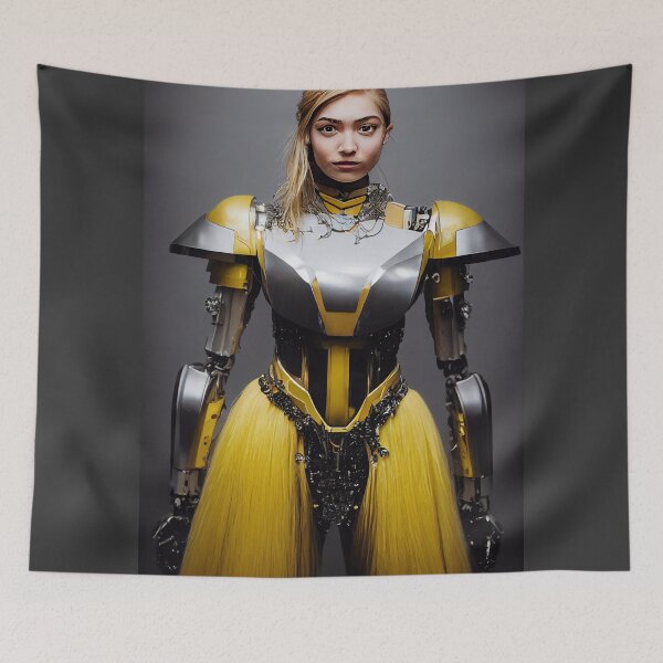 Item preview, Futuristic Glorious Armored Cybernetic Paladin fighter designed and sold by Stanley de Wekker.
