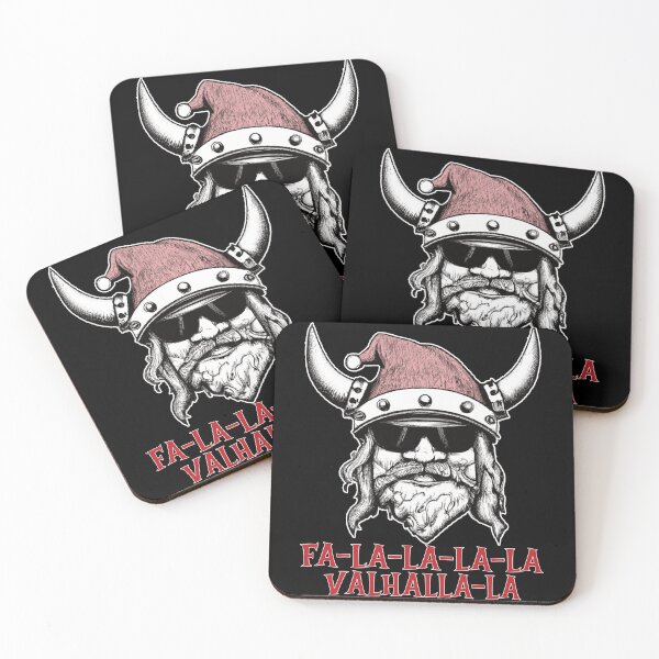 Item preview, Valhalla La La Viking Santa Cool Yule Christmas Winter Solstice designed and sold by ittybittyowl.