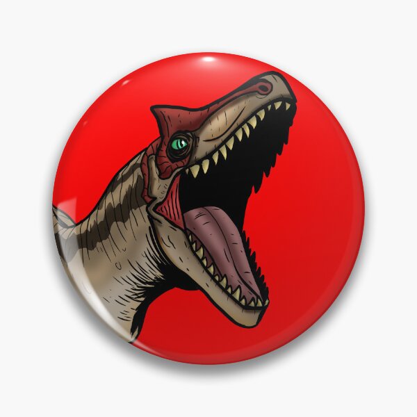 Item preview, Allosaurus Stickers and Pins designed and sold by JayDrawsSticks.