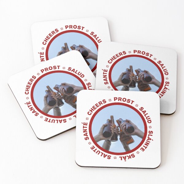 Item preview, Salud - cheers in several languages! Red! designed and sold by OptLuv.
