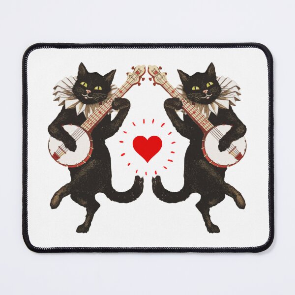 Item preview, Dancing Banjo Kitties designed and sold by Kalligraphika.