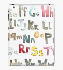 Alphabet iPad Case/Skin