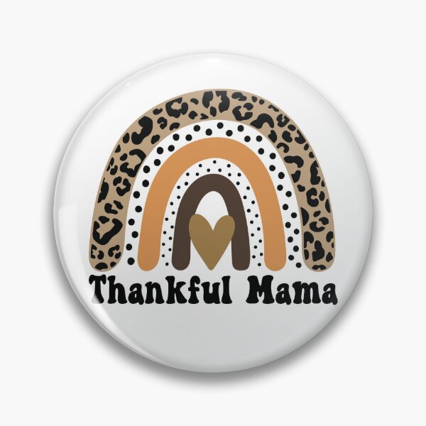 Item preview, Thankful Mama Thanksgiving Leopard Rainbow Gift Idea for Mom designed and sold by PearlMoonGrapes.