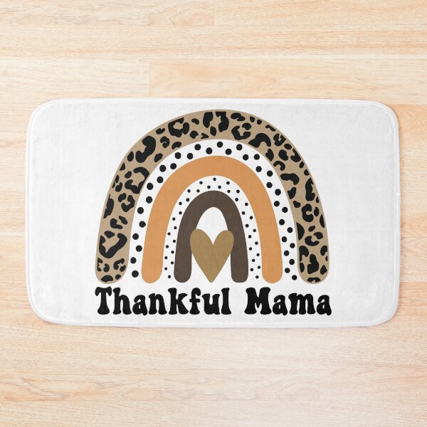 Item preview, Thankful Mama Thanksgiving Leopard Rainbow Gift Idea for Mom designed and sold by PearlMoonGrapes.