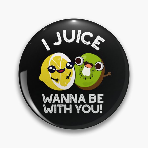 Item preview, I Juice Wanna Be With You Funny Fruit Puns (Dark BG) designed and sold by punnybone.