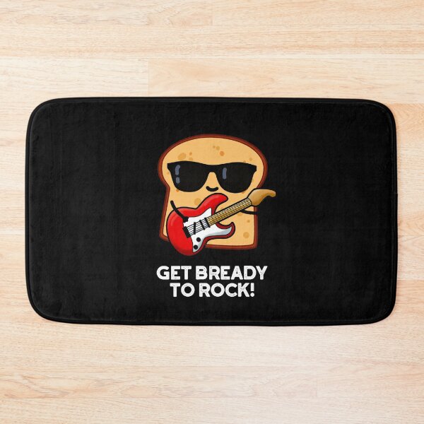 Item preview, Get Bready To Rock Rocker Funny Bread Puns (Dark BG) designed and sold by punnybone.