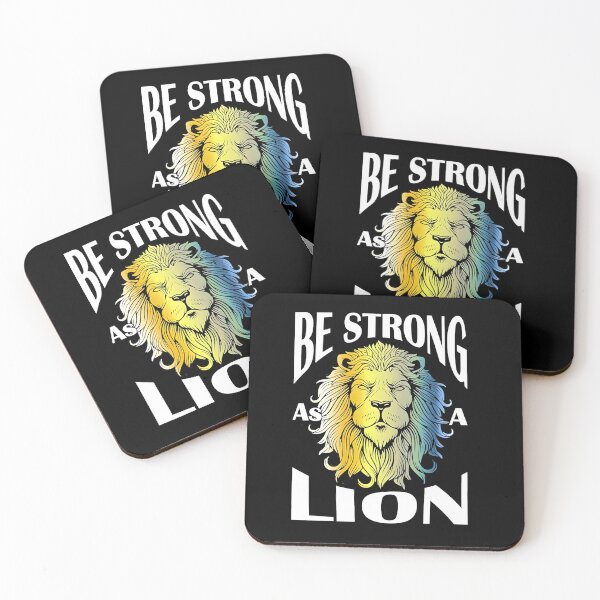 Item preview, "  Be Strong As A Lion Metal Color" designed and sold by EwaHennig.
