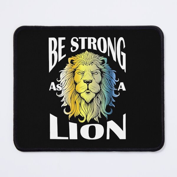 Item preview, " Be Strong As A Lion Metal Color" designed and sold by EwaHennig.