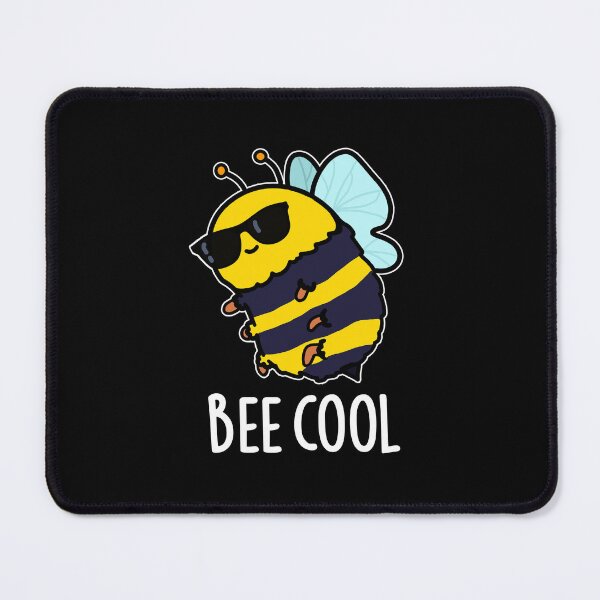 Item preview, Bee Cool Funny Bug Puns (Dark BG) designed and sold by punnybone.
