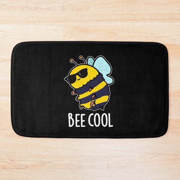 Item preview, Bee Cool Funny Bug Puns (Dark BG) designed and sold by punnybone.