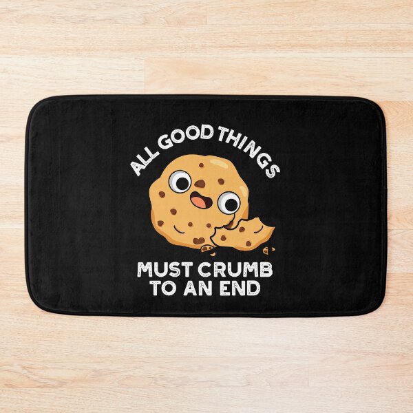Item preview, All Good Things Crumb To An End Funny Cookie Puns (Dark BG) designed and sold by punnybone.