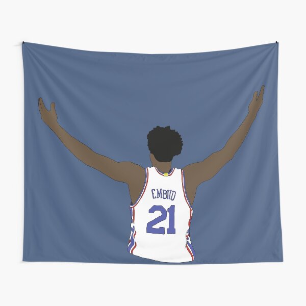 Item preview, Joel Embiid Embrace The Crowd designed and sold by RatTrapTees.