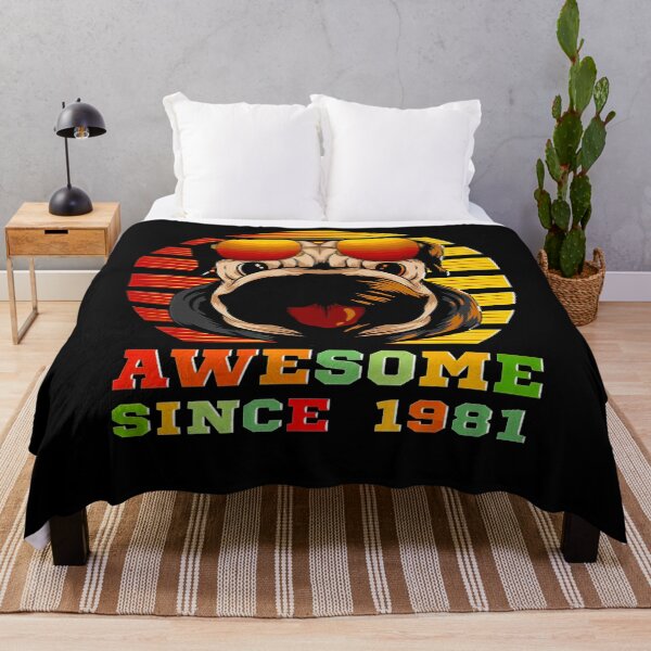Item preview, Birthday Vintage Pug Dog Puppies Awesome Since 1981 Tee Gift Love designed and sold by BargerStore.