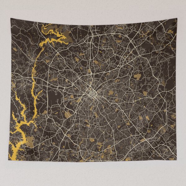 Item preview, Charlotte City Map of North Carolina, USA - Pastel designed and sold by deMAP.