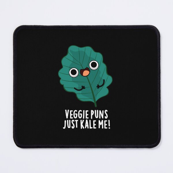 Item preview, Veggie Puns Just Kale Me Funny Food Puns (Dark BG) designed and sold by punnybone.