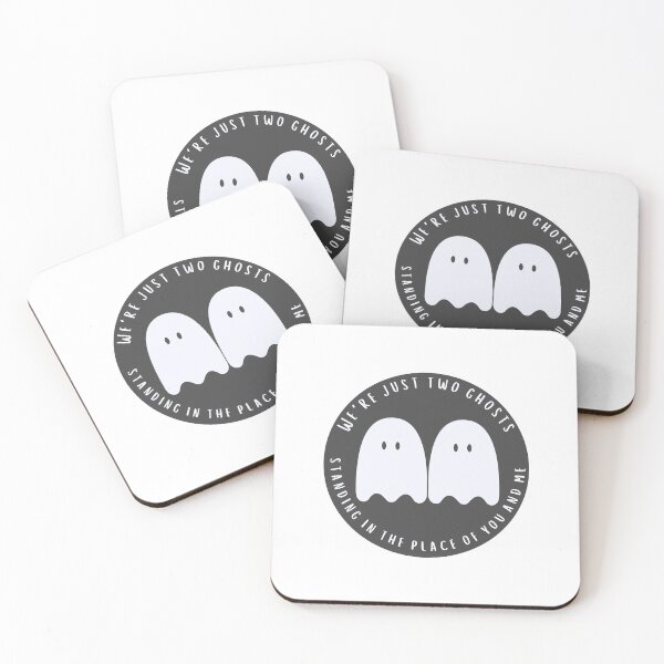 Item preview, two ghosts designed and sold by Brenna Hiltbrand.