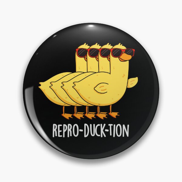 Item preview, Repro-duck-tion Funny Duck Puns (Dark BG) designed and sold by punnybone.