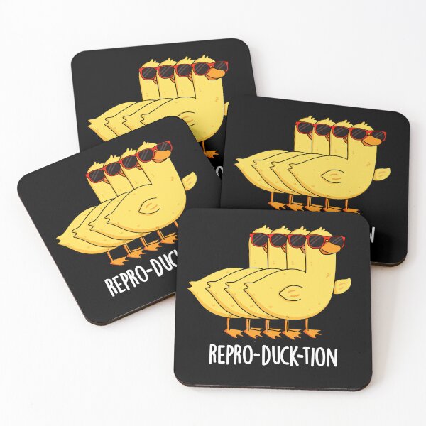 Item preview, Repro-duck-tion Funny Duck Puns (Dark BG) designed and sold by punnybone.