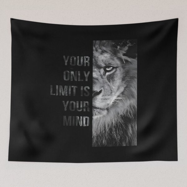 Item preview, Inspiring Motivational Quote - Your only limit is your mind designed and sold by EwaHennig.