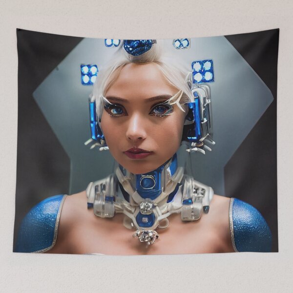 Item preview, Futurista Gloriosa Princesa Cibernética Guerrera designed and sold by Stanley de Wekker.