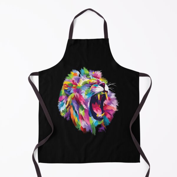 Item preview, Lion Shirt Colorful Roaring Lion's head Artistic designed and sold by EwaHennig.
