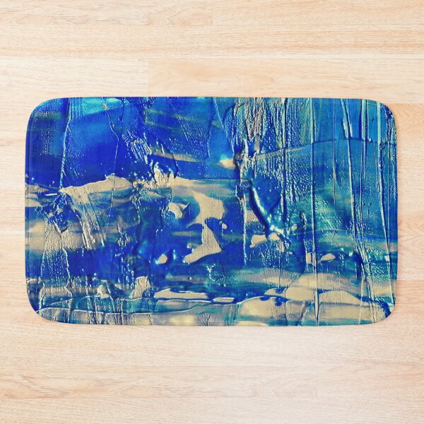 Item preview, BLUE ABSTRACT METAL PRINT designed and sold by Swooncake Press.