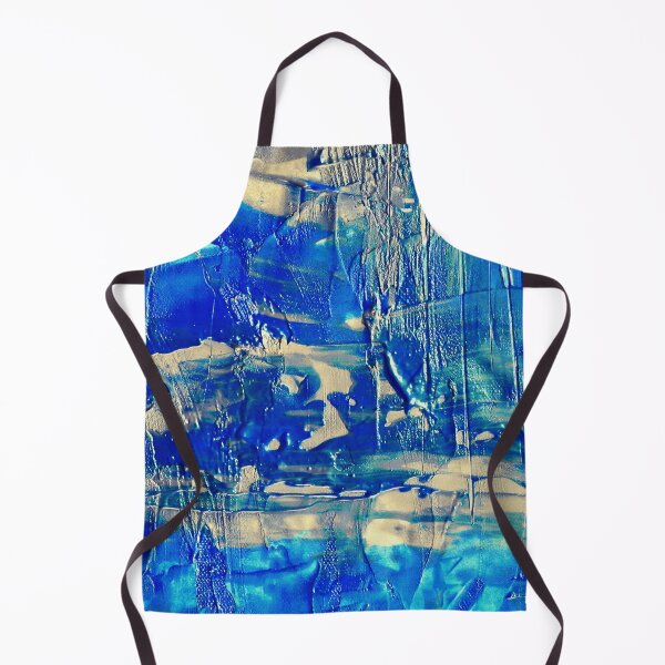 Item preview, BLUE ABSTRACT METAL PRINT designed and sold by Swooncake Press.
