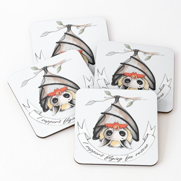 Item preview, I support flying-fox rescue designed and sold by Janine Davies.