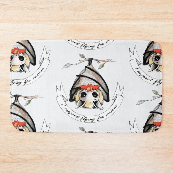 Item preview, I support flying-fox rescue designed and sold by Janine Davies.