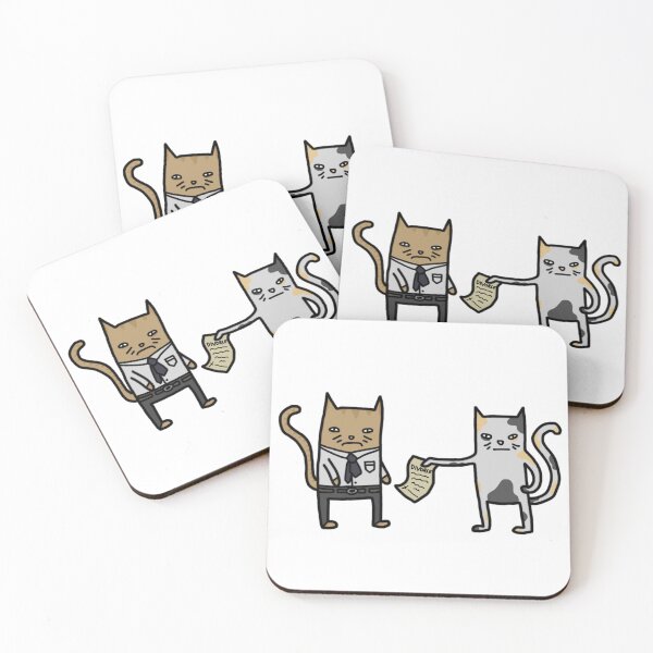 Item preview, Sad Cat getting Served Divorce Papers designed and sold by JSGB.