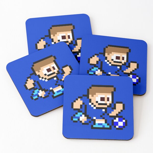 Item preview, Chelsea (8-bit Football / Soccer Player) designed and sold by The Armorsmith.