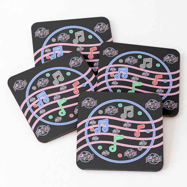 Item preview, Musical note circles designed and sold by Artbellachi.