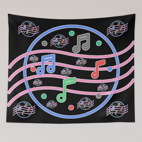 Item preview, Musical note circles designed and sold by Artbellachi.