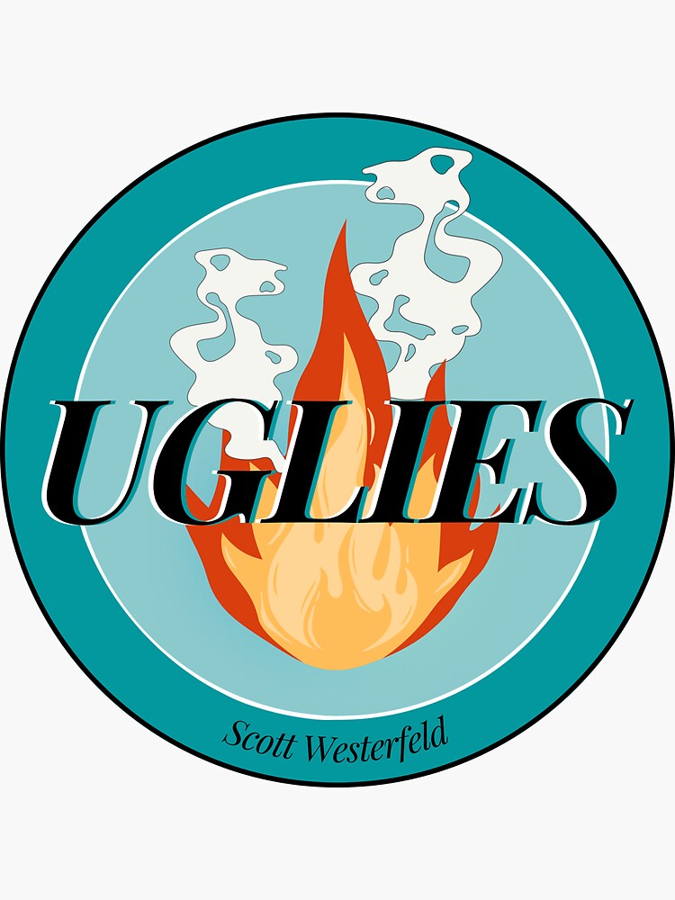 Uglies - Scott Westerfeld YA Literature Book Science Fiction Dystopian Simple  Minimal Aesthetic Sticker for Sale by weboftigers