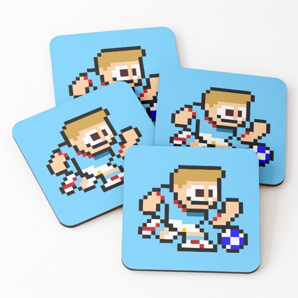 Item preview, Manchester City (8-bit Football / Soccer Player) designed and sold by The Armorsmith.