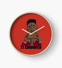 21 Sandwich Clock