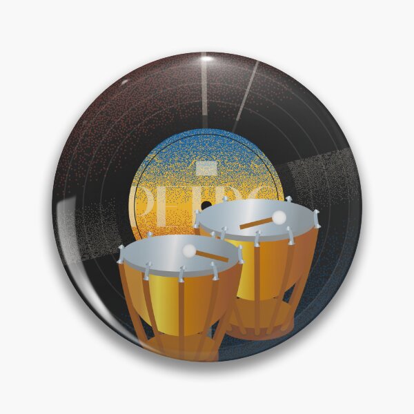 Item preview, vintage timpani player music designed and sold by ApurwaArtShop.