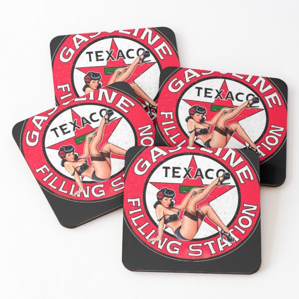 Item preview, Texaco gasoline pin up vintage  designed and sold by SaraWhitmore8.