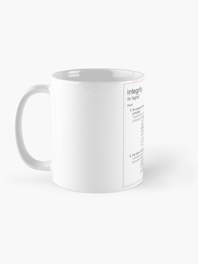 Alternate view of What is integrity ? Mug