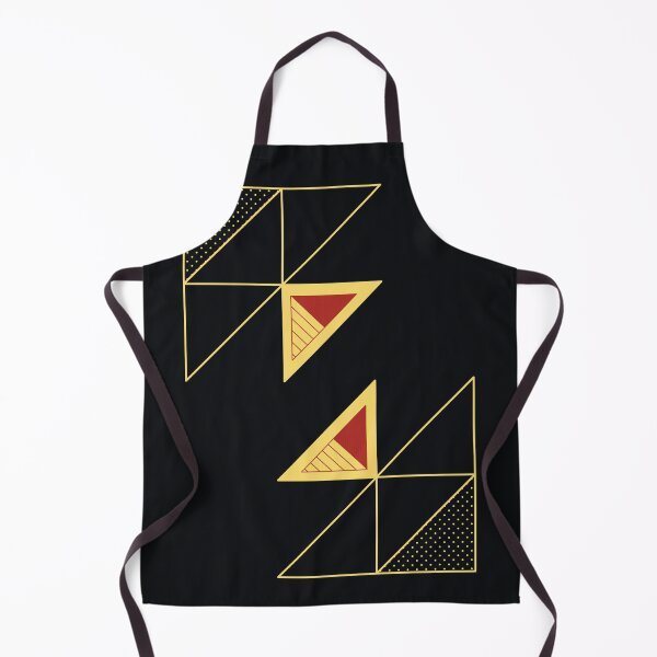 Item preview, Gold and Red Triangles designed and sold by The Bubble 1307.