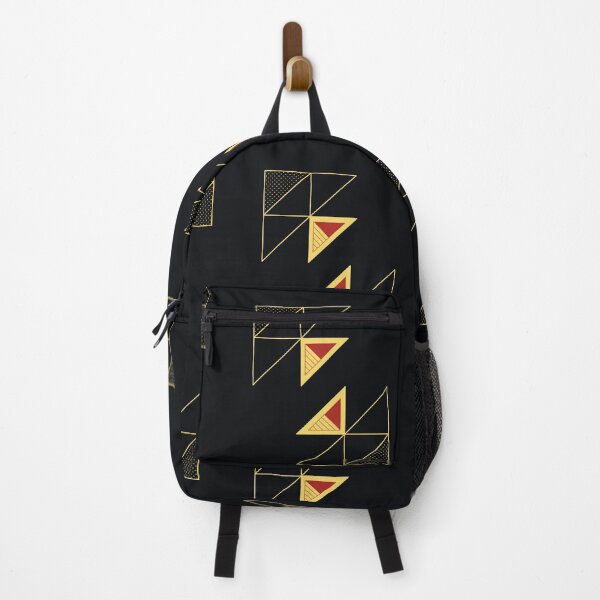 Item preview, Gold and Red Triangles designed and sold by The Bubble 1307.