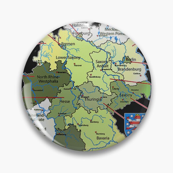 Item preview, The 16 States of the Federal Republic of Germany  designed and sold by SaraWhitmore8.
