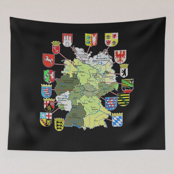Item preview, The 16 States of the Federal Republic of Germany  designed and sold by SaraWhitmore8.