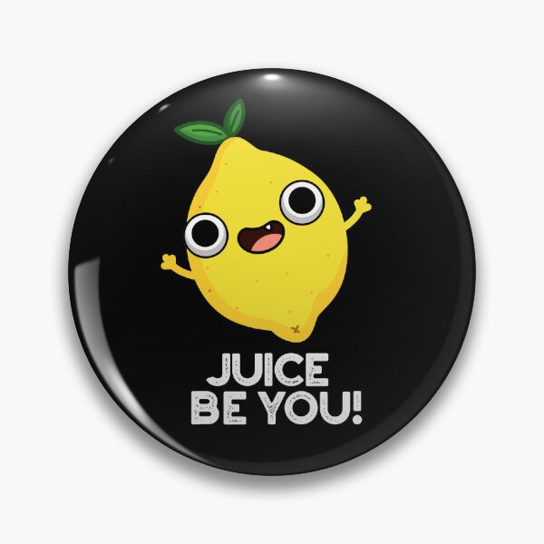 Item preview, Juice Be You Funny Lemon Puns (Dark BG) designed and sold by punnybone.