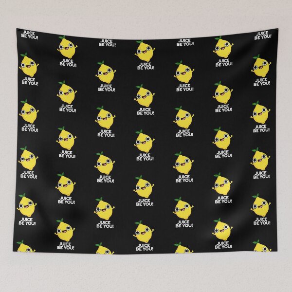 Item preview, Juice Be You Funny Lemon Puns (Dark BG) designed and sold by punnybone.