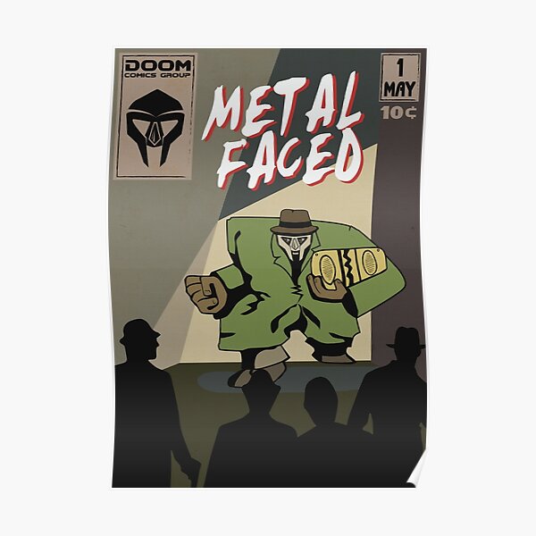 Metal Faced - Comic Cover Poster
