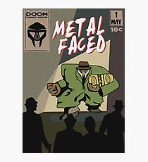Metal Faced - Comic Cover Photographic Print