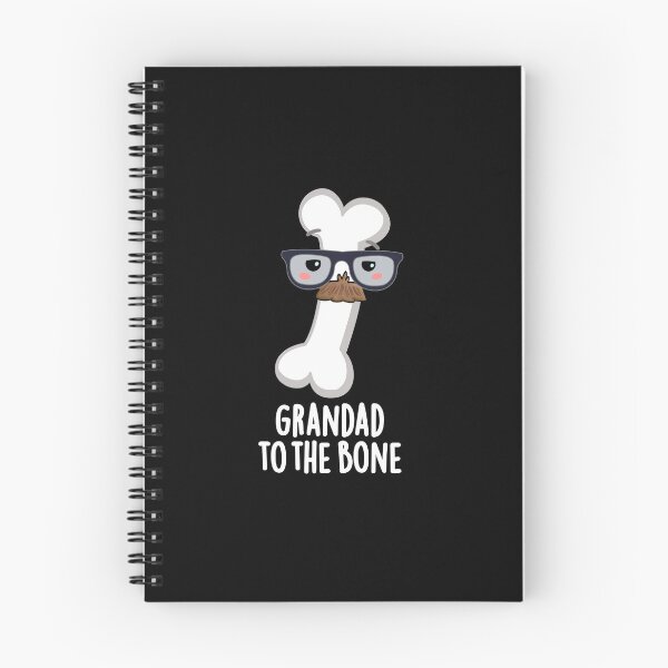 Item preview, Grand Dad To The Bone Funny Grandpa Puns (Dark BG) designed and sold by punnybone.